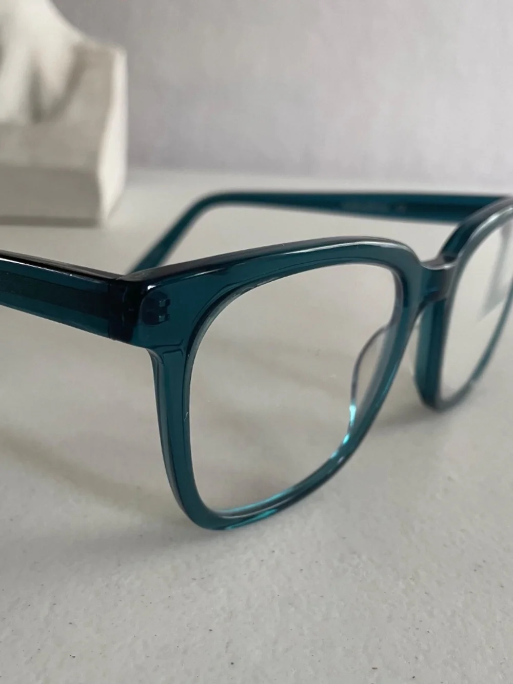Eyebuydirect Kenneth Teal Glasses Frame Only Square Teal Acetate Full-Rim